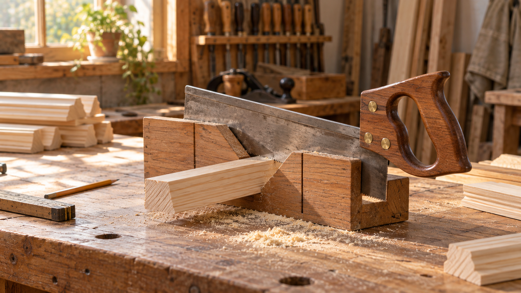 Handverstekzaag voor houtbewerking