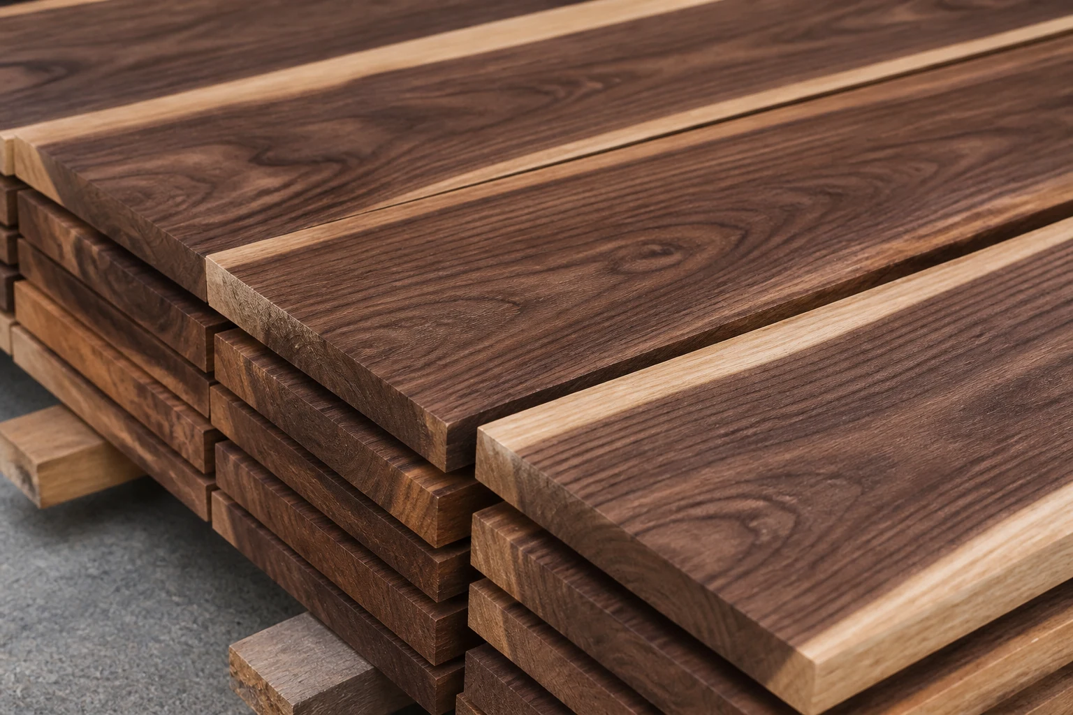 Okkernoot houtsoort foto