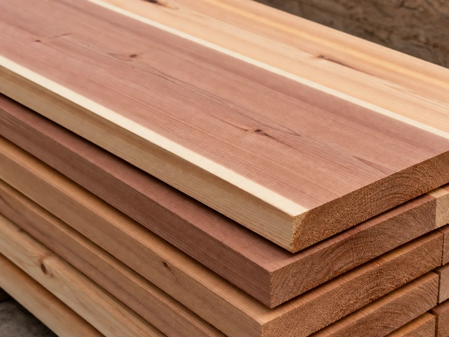 Western Red Cedar houtsoort foto
